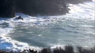 preview picture of video 'Storm force 10 in St Davids Pembrokeshire Wales 15.1.15'