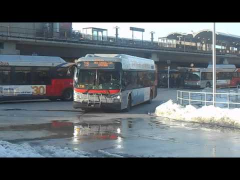 WMATA Metrobus New Flyer C40LF #2399 route H8, #2380 route D8 & New Flyer XDE40 #7052 route T18
