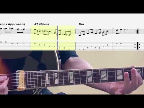 5 minor 2-5-1 Jazz Licks in Dm