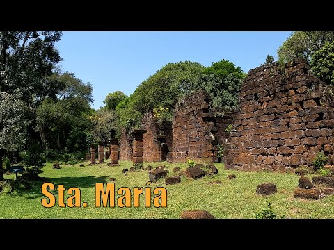 Recorro la ruta 2, paso por Itacaruaré y visito las ruinas jesuíticas Sta. María la Mayor ❤