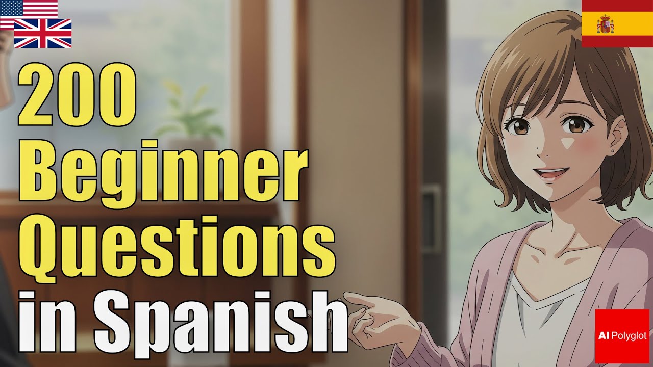 200 Beginner Questions in Spanish | Natural Listening | Must-Know