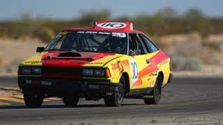 Official 24 Hours of Lemons - Chuckwalla Valley Raceway -  Datsun Race Car ArseFreeze Dec 2012