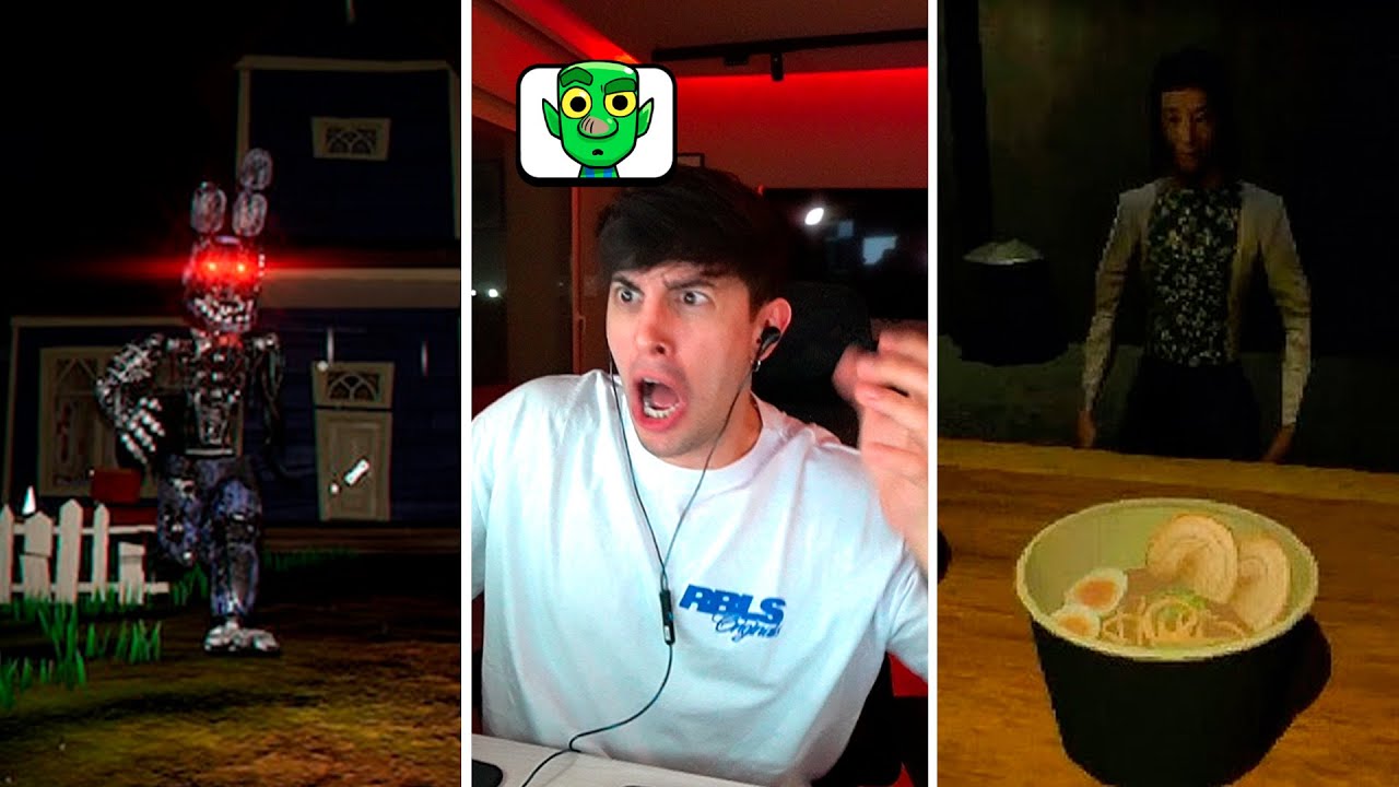 💀 BONNIE EN HELLO NEIGHBOR 💀 TERROR 💀 CLASH ROYALE NOCTURNO 💀