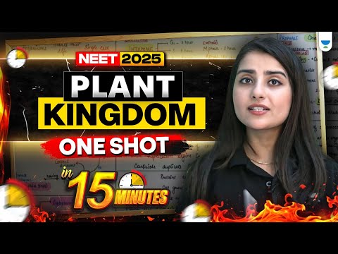🔥 Plant Kingdom One Shot in 15 Mins ⚡🧠 | Seep Pahuja | NEET 2025 #neet2025 #seeppahuja #biology