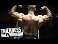 BACK WORKOUT FOR THICKNESS | OLYMPIA REBOUND