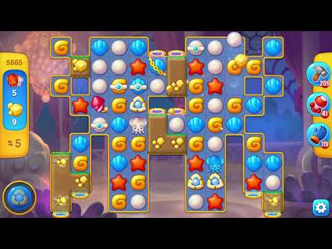 Fishdom 5865 Level - 18 moves - NO BooSTERS