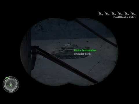 "Call of Duty 2", walkthrough on Veteran, Ch.4 - The Battle of El Alamein, part 2 - Holding the Line