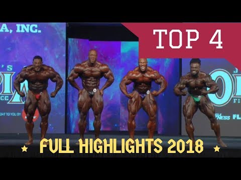 Mr. Olympia 2018 Top 4  Pre-Judging Full Highlights In HD
