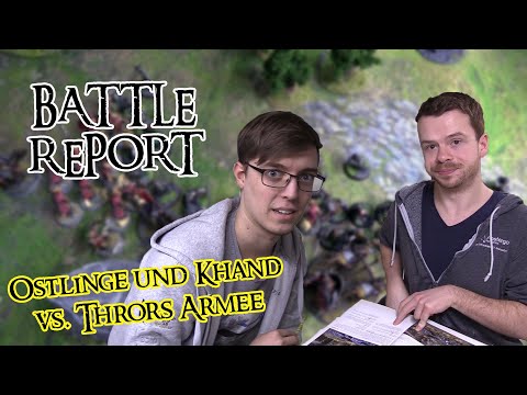 Mittelerde Tabletop Battlereport - Thrors Heer vs. Ostlinge und Khand