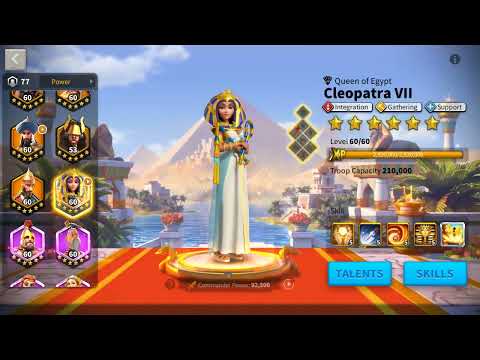 RoK230-VIP16-63M power - Persian Dream - Expertise : 15 legendary commanders