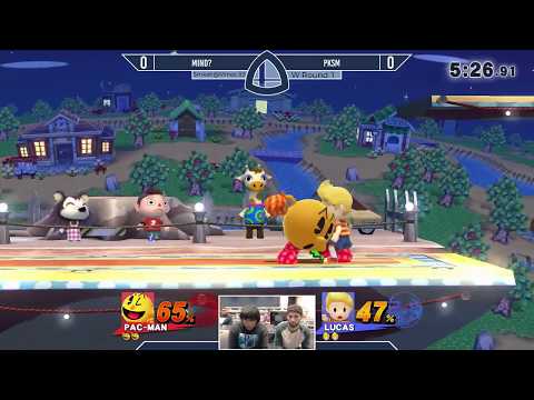 Sm4sh@Mines 83 - Mind? (Pac-Man) Vs. PKSM (Lucas) - Winners Round 1