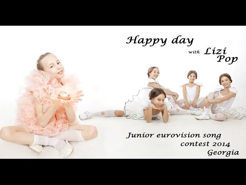 JESC 2014. Georgia. LIZI POP - Happy Day. Official video