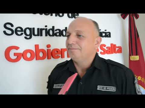 La Policía recibió una importante donación de cerámicos para la obra en la Escuela de Cadetes