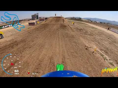 First GoPro Lap with Roan VAN DE MOOSDIJK   MXGP of Turkey 2019 #motocross