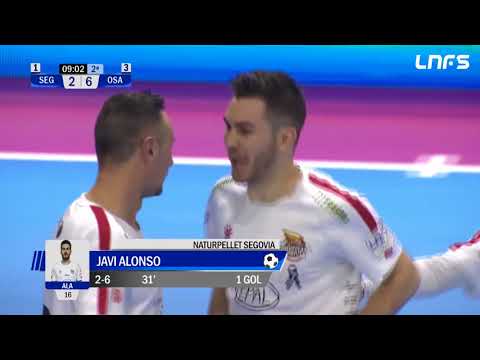 Gol Javi Alonso (2-6) Naturpellet Segovia - Osasuna Magna. J28, 1Div. LNFS