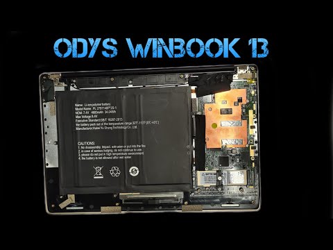 Odys winbook 13 (Open the Winbook and unplug the Battery)