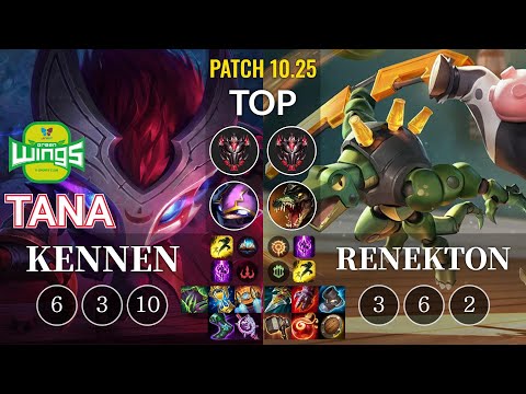 JAG TaNa Kennen vs Renekton Top - KR Patch 10.25