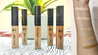 WET N WILD PHOTO FOCUS CONCEALER || ALL SHADES || REVIEW & SWATCHES