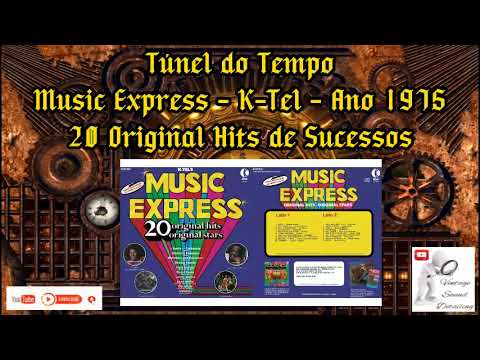 Music Express - K-tel  - Ano 1975 - 20 Original Hits de Sucessos.