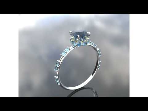 Regal Lab Grown Blue Diamond - Blue Regalia