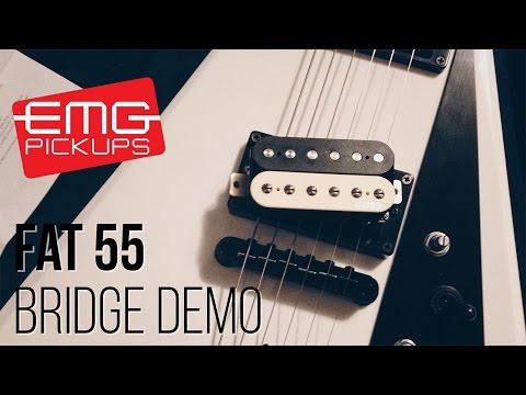 EMG Retro-Active Fat 55 Bridge Pickup Demo
