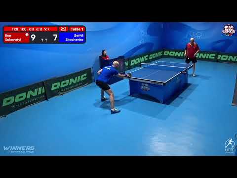 08:00 Ihor Sukovatyi 2-3 Serhii Skachenko West 1 WIN CUP 08.12.2022 | TABLE TENNIS WINCUP