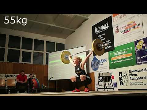 KSV Durlach vs TSV Heinsheim - Lena Bopp, 55kg Snatch