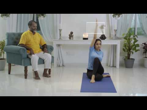 Ardha Matsyendrasana - Yoga for Menstrual Health by Yoga specialist Dr. N. Ganesh Rao
