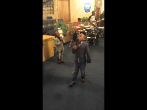 Anointed Lil boy singing- "Jesus Will"