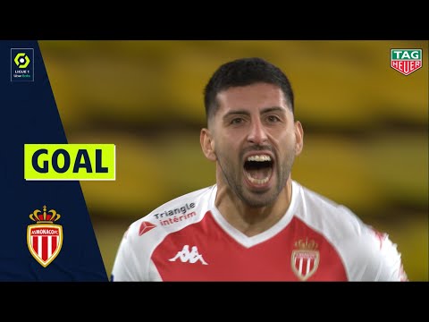 Goal Guillermo MARIPAN (48' - AS MONACO) AS MONACO - OLYMPIQUE DE MARSEILLE (3-1) 20/21