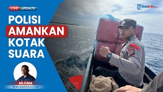 Polisi Amankan Kotak Suara hingga Terombang-ambing di Laut Nias