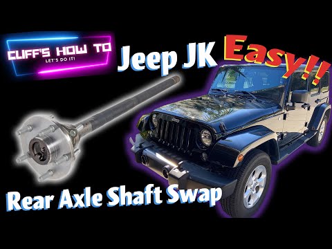 Jeep Wrangler JK: Rear Axle Swap / Axle Seal Repair