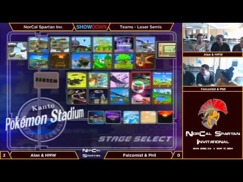 NorCal Spartan Invitational 2014 - Teams: Loser Semis - Alan/HMW vs Falcomist/Phil