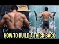 How to build a THICK Back | Full Pull Workout