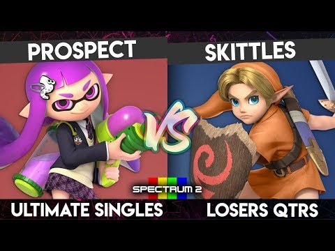 SPECTRUM 2 - Prospect (Inkling) vs. Skittles (Young Link) - Losers Quarters - Smash Ultimate Singles
