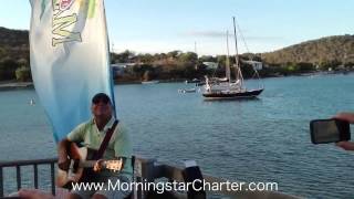 Jimmy Buffett acoustic &quot;Volcano&quot; &quot;Boat Drinks&quot; Morningstar Charter