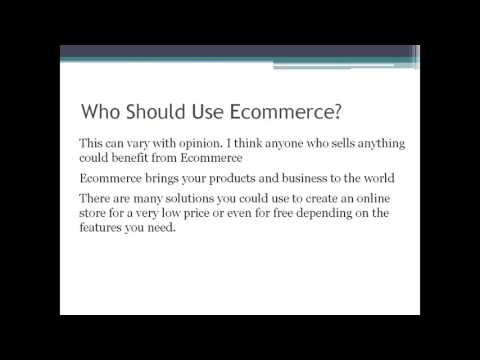 Learn about Ecommerce 101 - Part 2