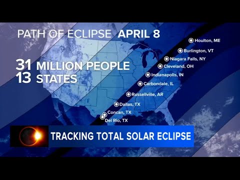 Meteorologist Adam Joseph visits path of totality for April 8 solar eclipse