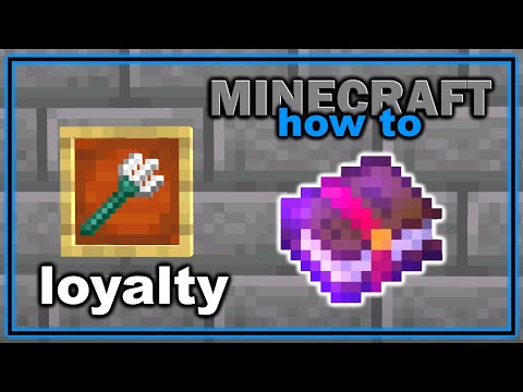 How to Get and Use Loyalty Enchantment in Minecraft! | Easy Minecraft Tutorial