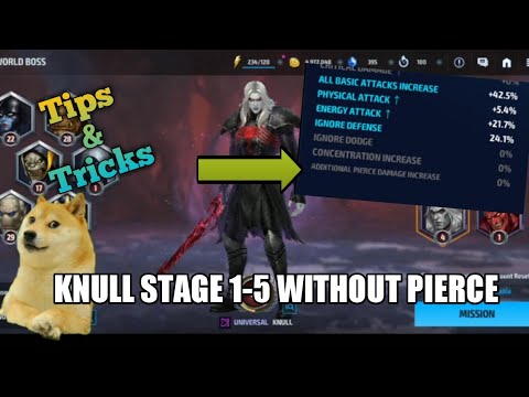 How to beat Knull without Pierce | 3 easy steps to follow | Marvel Future Fight 2021
