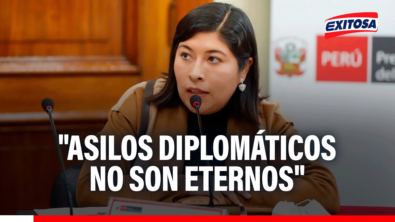 🔴🔵 Betssy Chávez viaja a México como asilada política: "Asilos diplomáticos no son eternos"