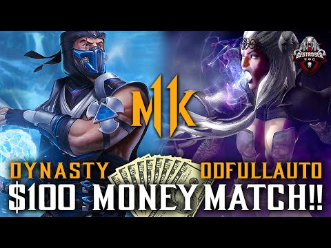 ODFULLAUTO VS DYNASTY - $100 MONEY MATCH INSANITY! - MK11