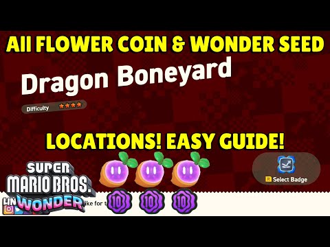 Mario Wonder | Dragon Boneyard Guide | Deep Magma Bog