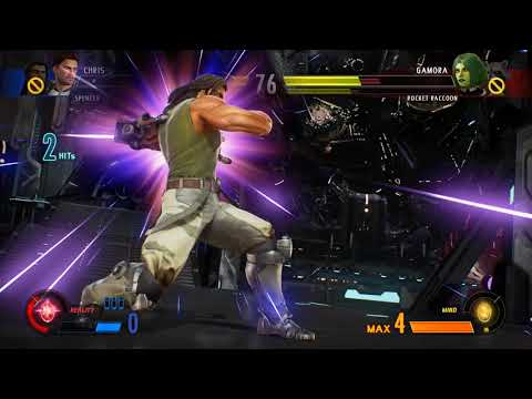 Marvel VS Capcom - Infinite SPENCER - CHRIS vs RACCOON - GAMORA