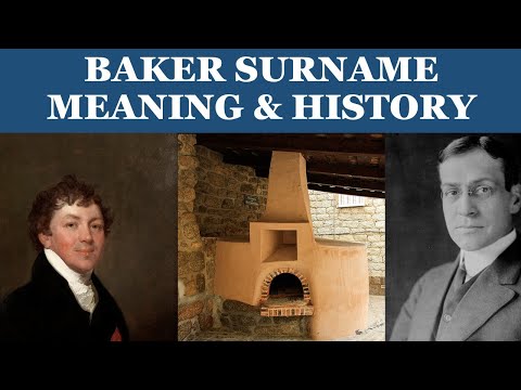 Baker Surname History
