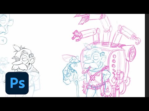 Alien Wildlife Biologist Character Design with Chris Blackstock - 1 of 2 | Adobe Creative Cloud