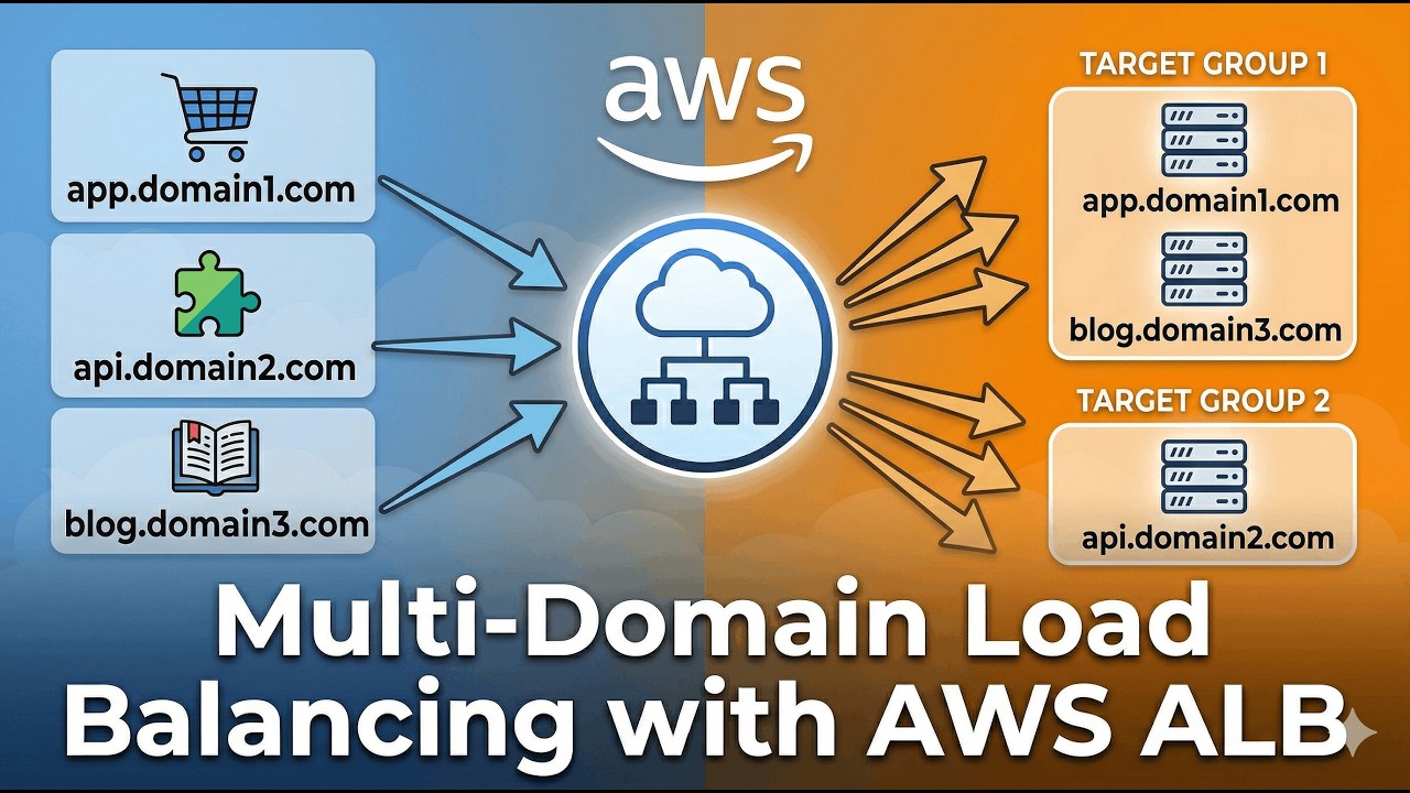 Multi-Domain Load Balancing with AWS ALB