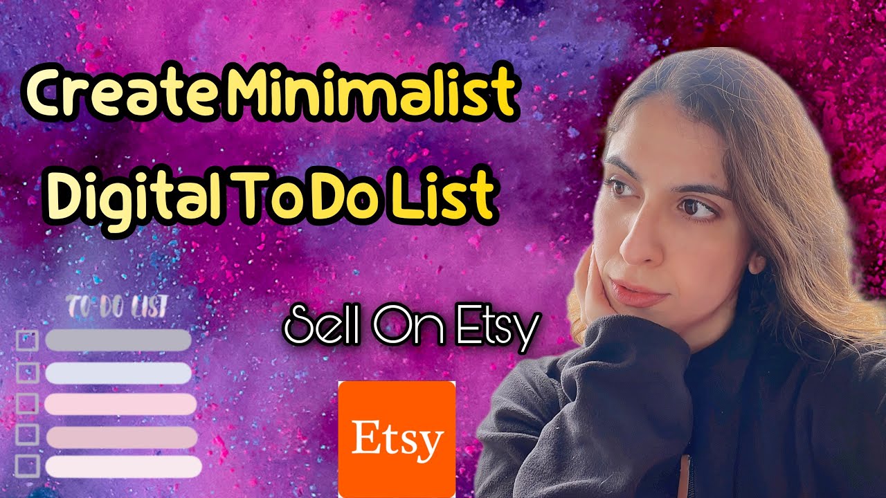 Create digital To Do List Printable in 5 min/ sell on Etsy Amazon digital product