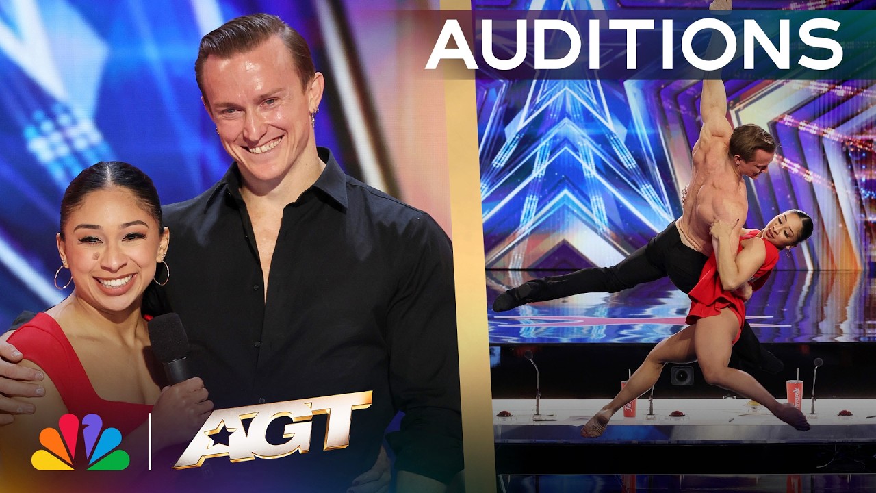 Holland & Sienna's Aerial Performance Has The Judges SCREAMING! | Auditions | AGT 2026 thumbnail