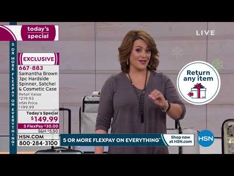 HSN | Samantha Brown Holiday Travel 10.06.2019 - 04 PM
